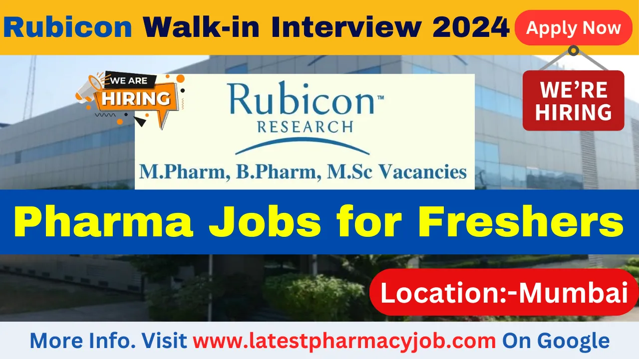 Pharma Jobs for Freshers