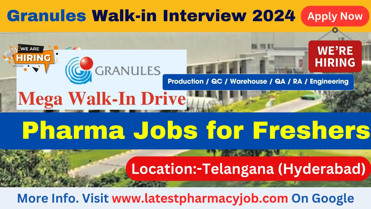 Granules Walk-In Interview Indore