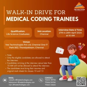 Medical Coding Jobs for Freshers in Chennai