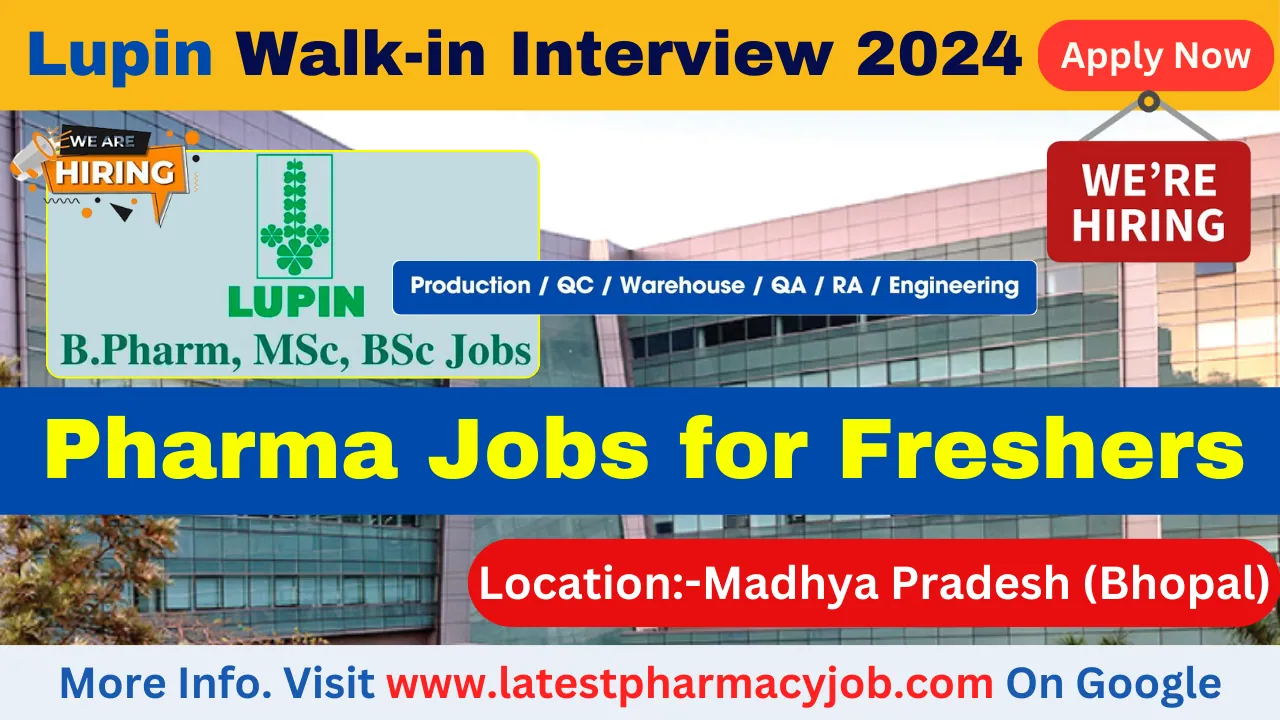 Pharmacy Jobs in Bhopal