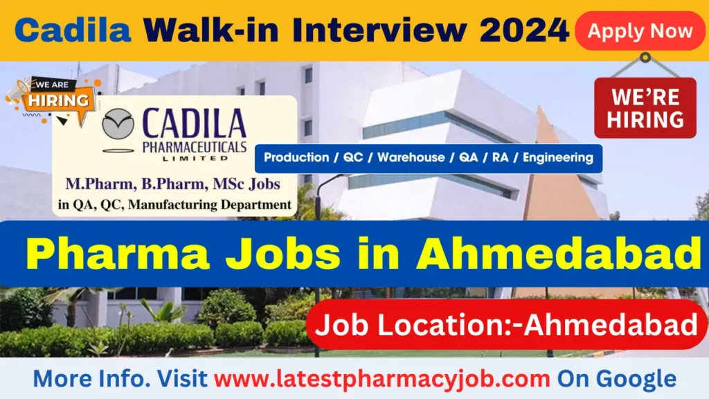 Pharma Jobs in Ahmedabad